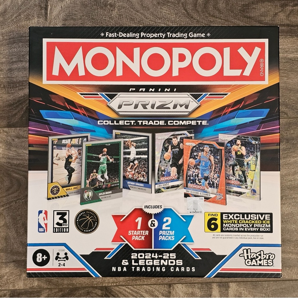 2024-25 Monopoly Prizm NBA Board Game
